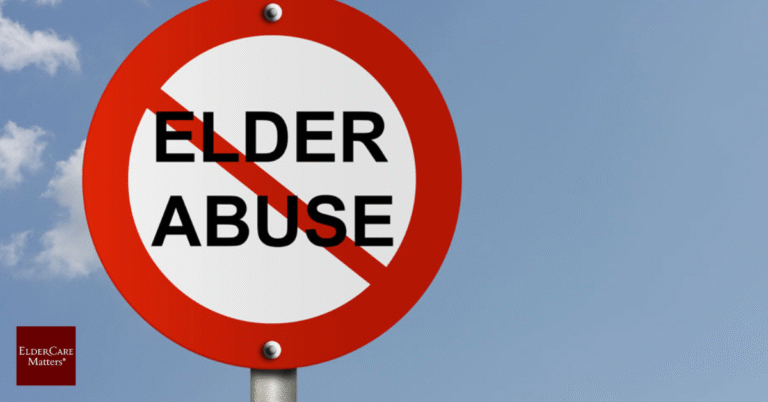 Legal rights of seniors and elder abuse laws concept illustration