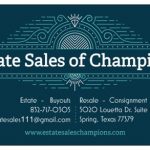 Estate Sales Of Champions