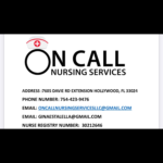 On call nursing services